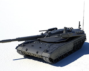 black and gray continuous war tank, tank, military