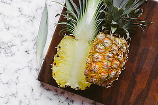 pineapple, Pineapple, Fruit, Cut HD wallpaper