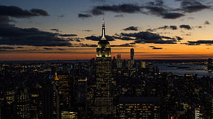 Empire State Building, New York, landscape, New York City, Empire State Building, Manhattan HD wallpaper