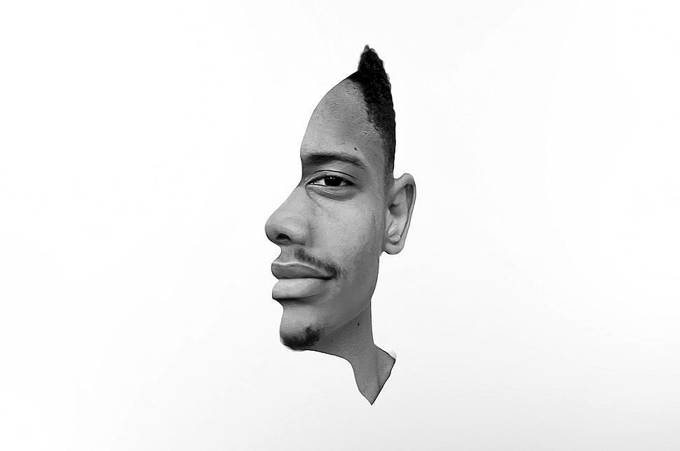 male face art ] HD wallpaper