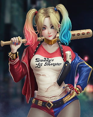 Harley Quinn illustration