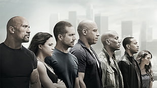 Fast and Furious 7 poster, Fast and Furious, movies HD wallpaper