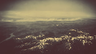 photo of gray and white mountain