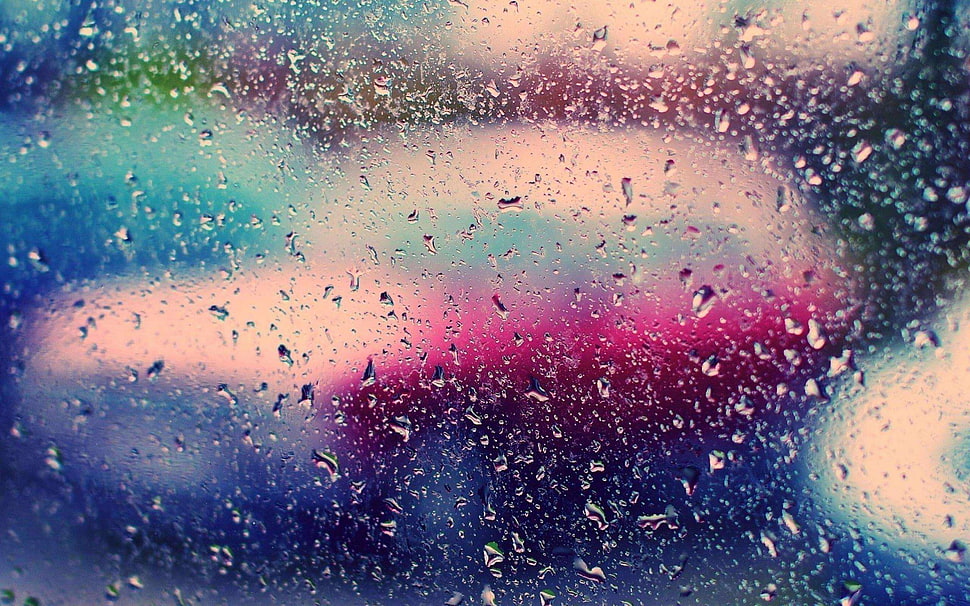 Drops,  Background,  Surface,  Glare HD wallpaper
