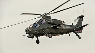 closeup photo of black helicopter