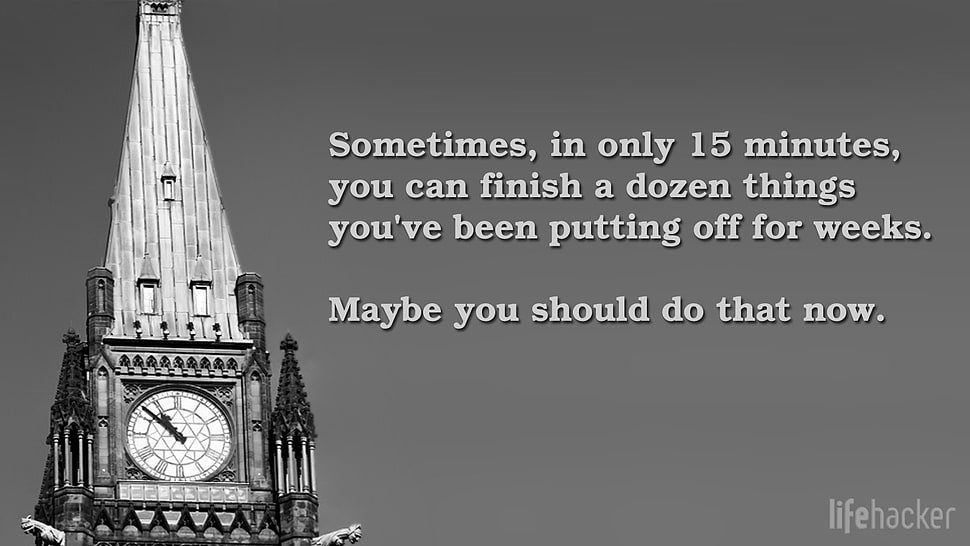 sometimes, in only 15 minutes text on gray background, quote HD wallpaper