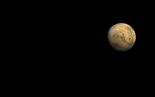 moon, planet, Mars HD wallpaper