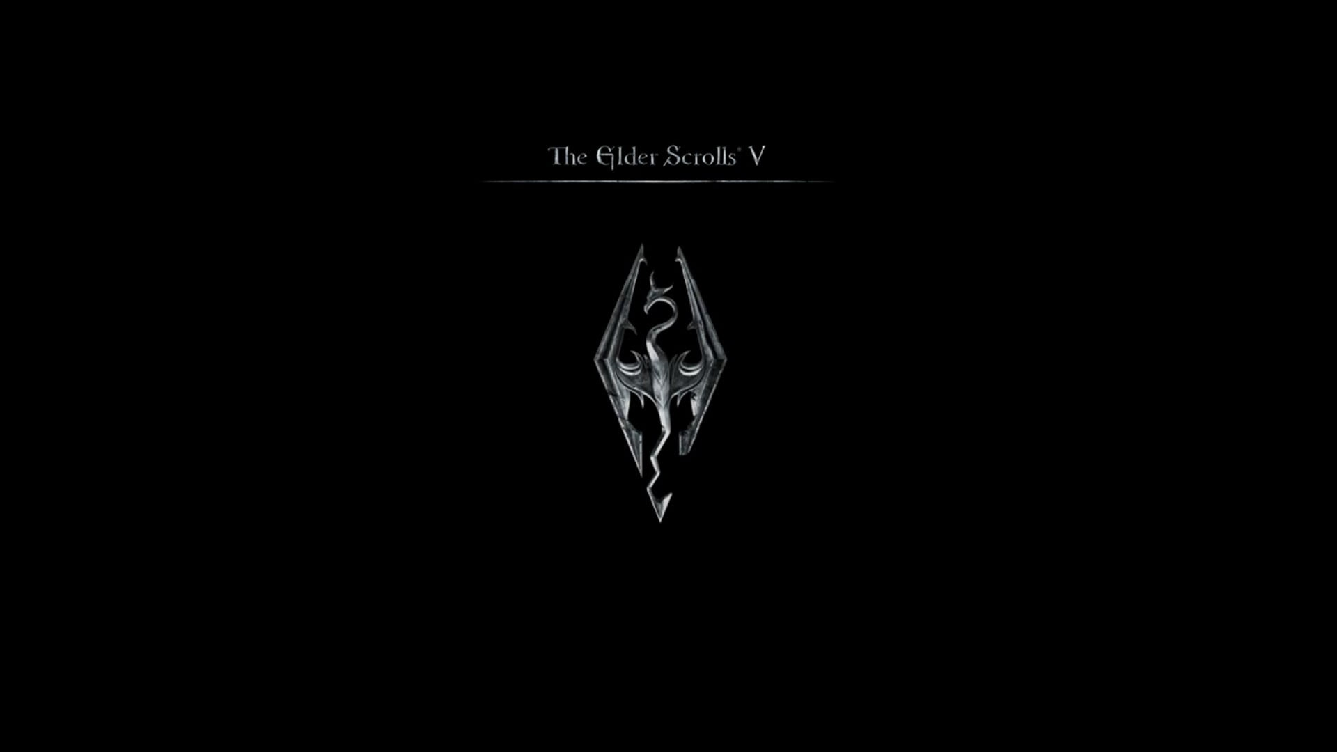 The Elder Scrolls V logo, The Elder Scrolls V: Skyrim