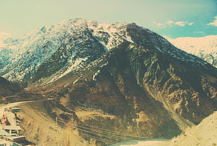 snow-covered mountain, mountains