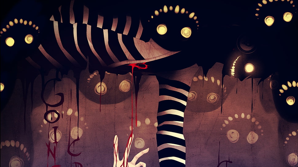 black and gray anime character digital wallpaper HD wallpaper