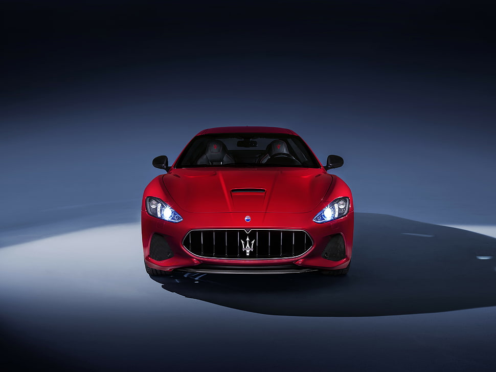 red Maserati Granturismo HD wallpaper