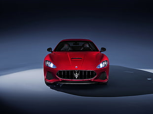 red Maserati Granturismo HD wallpaper