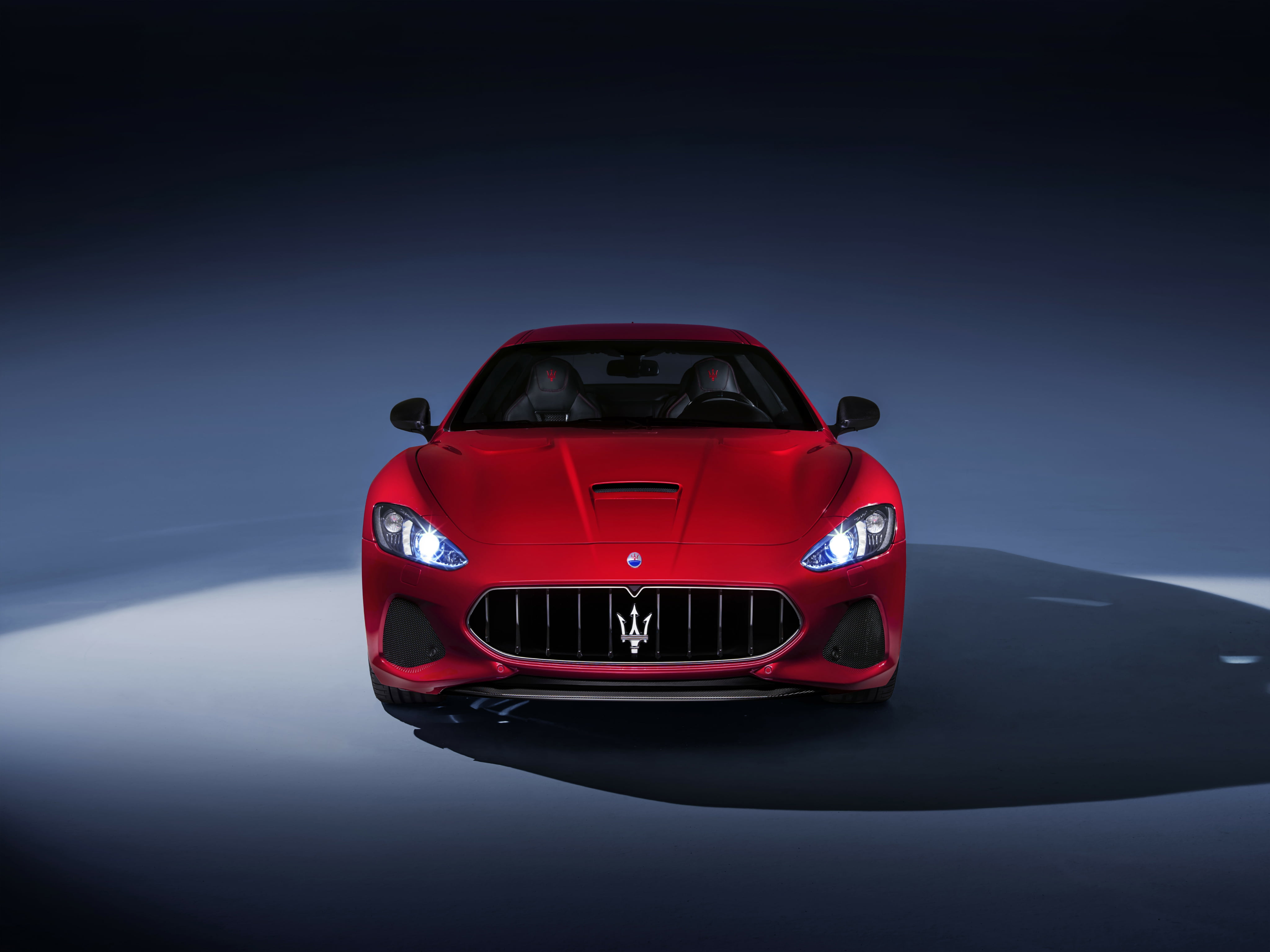 red Maserati Granturismo