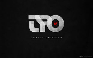TPO graphy obsessed text, typography, simple background, heart, minimalism