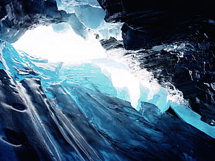 Ice,  Gorge,  Rocks,  Light HD wallpaper