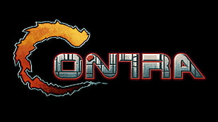 Contra game logo, video games, contra, retro games