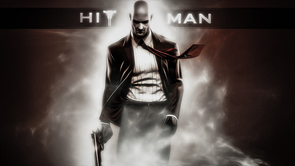 Hitman digital wallpaper, Hitman HD wallpaper