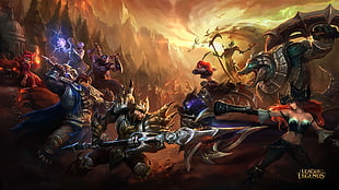 League of Legends poster, League of Legends, video games