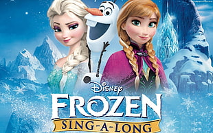 Disney Frozen Elsa and Anna wallpaper, Frozen (movie), Olaf, Princess Anna, Princess Elsa