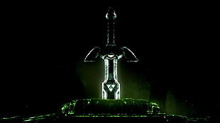green sword wallpaper, The Legend of Zelda, video games, Master Sword