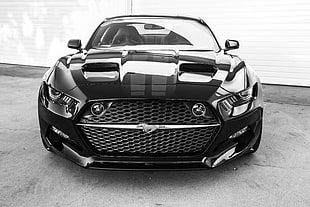 black Ford Mustang, Ford, Ford Mustang, muscle cars, Ford Mustang GT