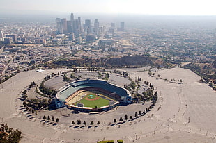 baseball stadium, baseball, Los Angeles, Los Angeles Dodgers, stadium HD wallpaper
