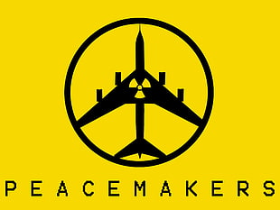 Peace Makers logo, peace, war, nuclear, Bomber