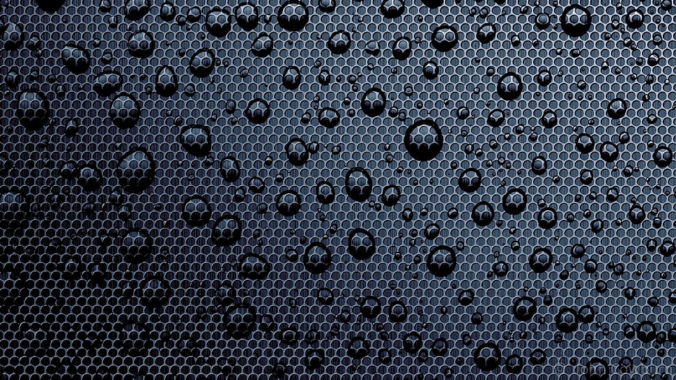 Surface,  Drops,  Dark,  Texture HD wallpaper