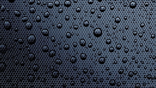 Surface,  Drops,  Dark,  Texture HD wallpaper