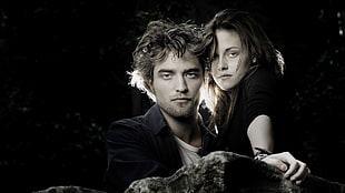 Twilight Edward and Bella wallpaper, Twilight, Kristen Stewart, Robert Pattinson, movies