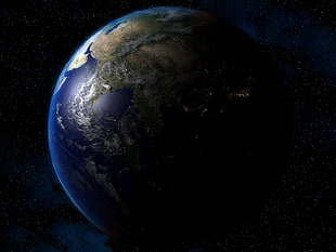 earth astronomical shot