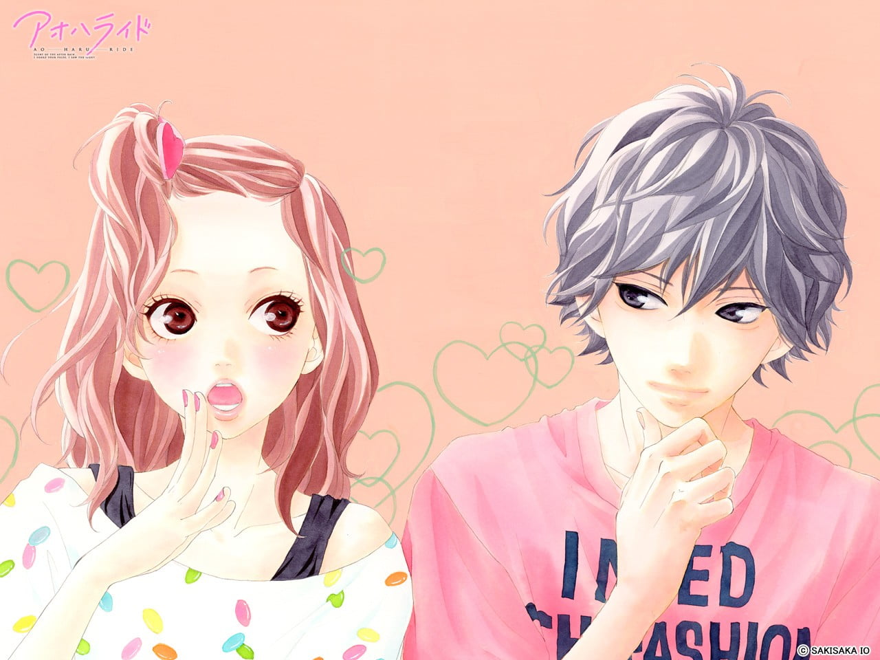 Ao Haru Ride Home Decor Anime Wall Scroll Poster Fabric Painting Mabuchi  Kou & Yoshioka Futaba 012 L