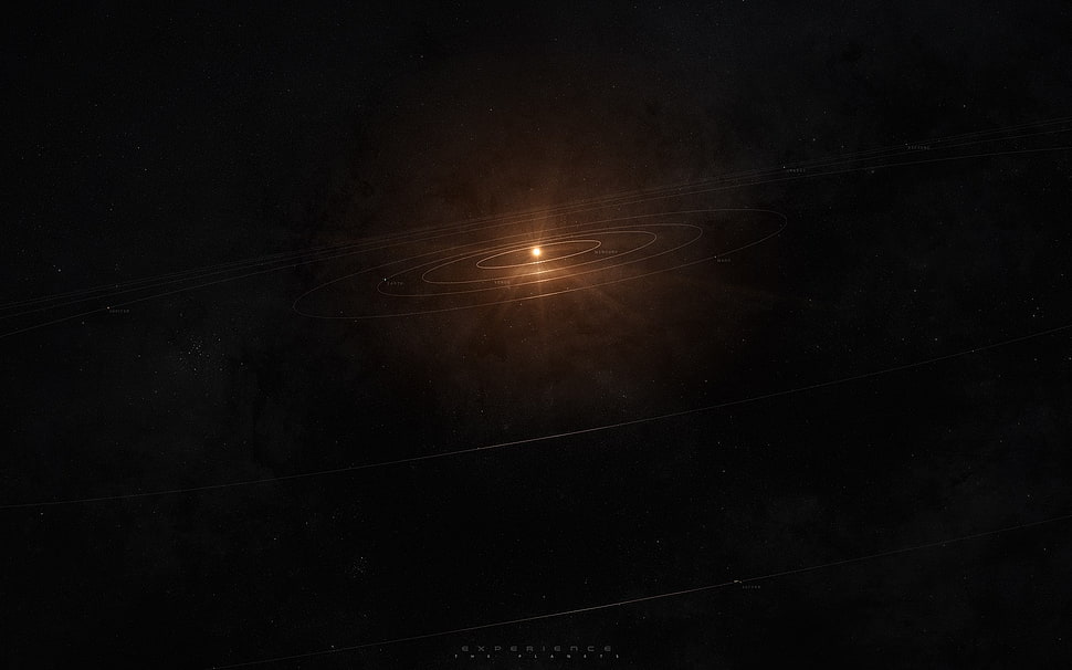 space, Solar System, orbits, astronomy HD wallpaper