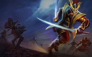 League Of Legends Warlord Shen illustration, League of Legends, Shen, warrior, fantasy art HD wallpaper