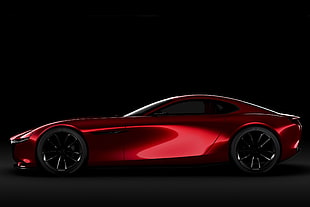 red sports coupe, vehicle, car, concept cars, Roadster HD wallpaper