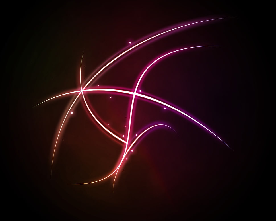 neon scribbles digital wallpaper HD wallpaper