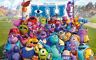 Disney Pixar MU poster HD wallpaper