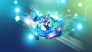 character illustration, League of Legends, Sona (League of Legends) HD wallpaper