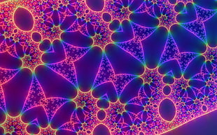 multi-colored light display wallpaper