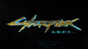 Cyber Punk illustration, Cyberpunk 2077, cyberpunk, typography, video games