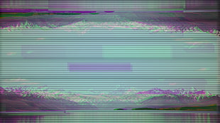 glitch art, Alps, Screen effect, TV HD wallpaper