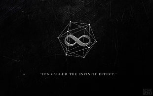 The Infinity Effect illustration, low poly, infinity, atoms, texture HD wallpaper