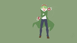 green haired anime, Akame ga Kill!, Lubbock, anime vectors