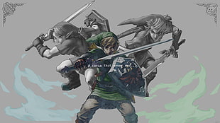 The Legend of Zelda Link wallpaper, Zelda, The Legend of Zelda, tloz, Triforce HD wallpaper