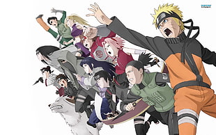 Naruto characters wallpaper, Naruto Shippuuden, Uzumaki Naruto, Haruno Sakura, Hyuuga Hinata
