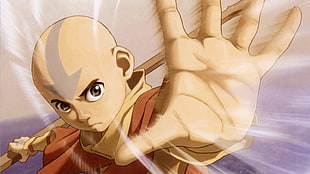 Aang from Avatar illustration, Avatar: The Last Airbender, Aang