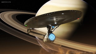 Star Trek USS Enterprise, space, Star Trek, spaceship, USS Enterprise (spaceship) HD wallpaper