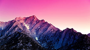 brown mountain, mountains, nature HD wallpaper