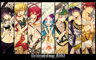 Magi anime wallpaper, Aladdin (Magi), Magi: The Labyrinth of Magic, Alibaba Saluja, anime HD wallpaper