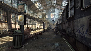 gray trash can, Unreal Engine 4 , Half-Life 2, video games, apocalyptic